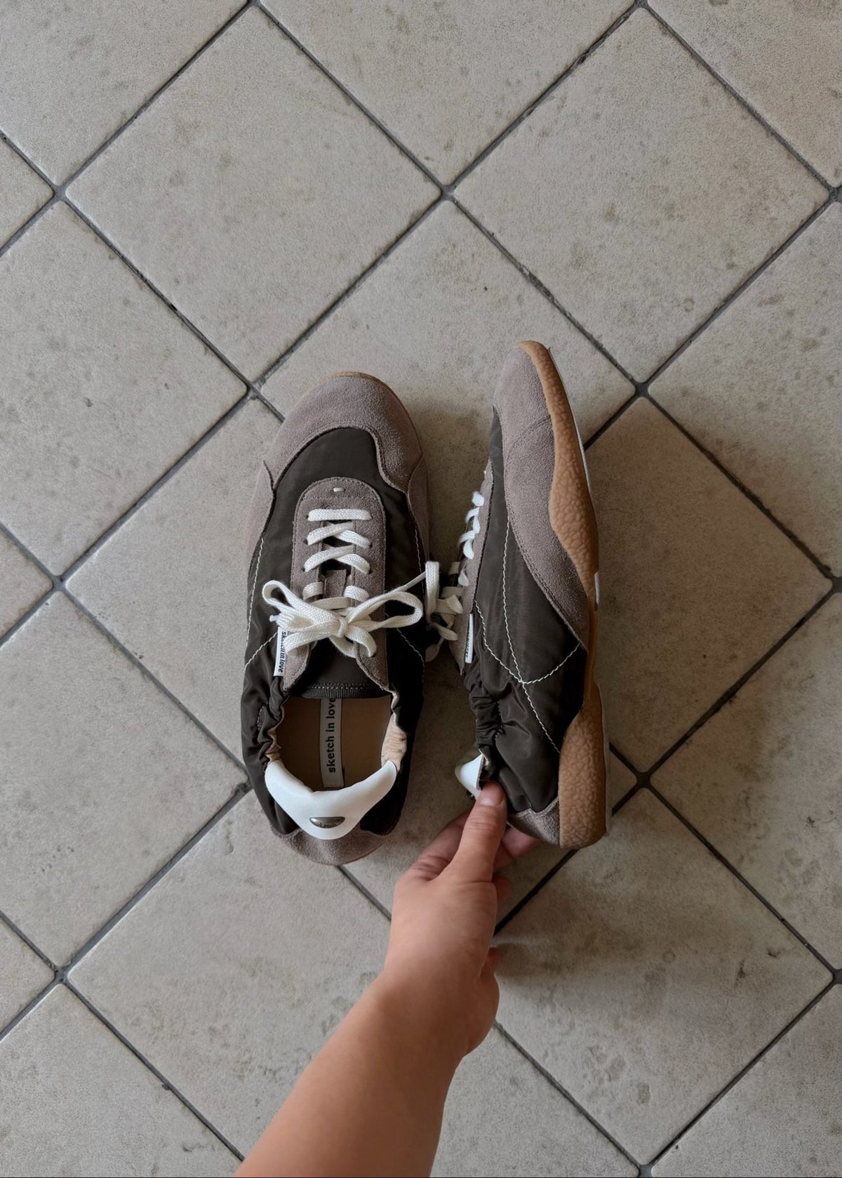 cloud suede sneakers-2col