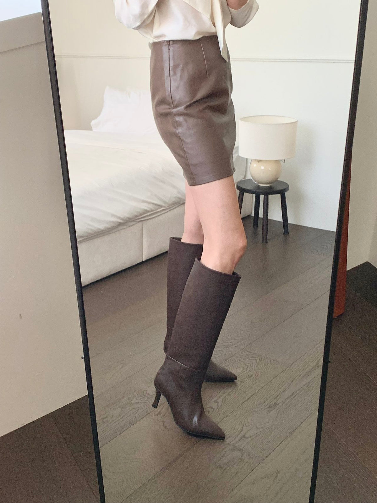 7cm Simple Long Boots-2col