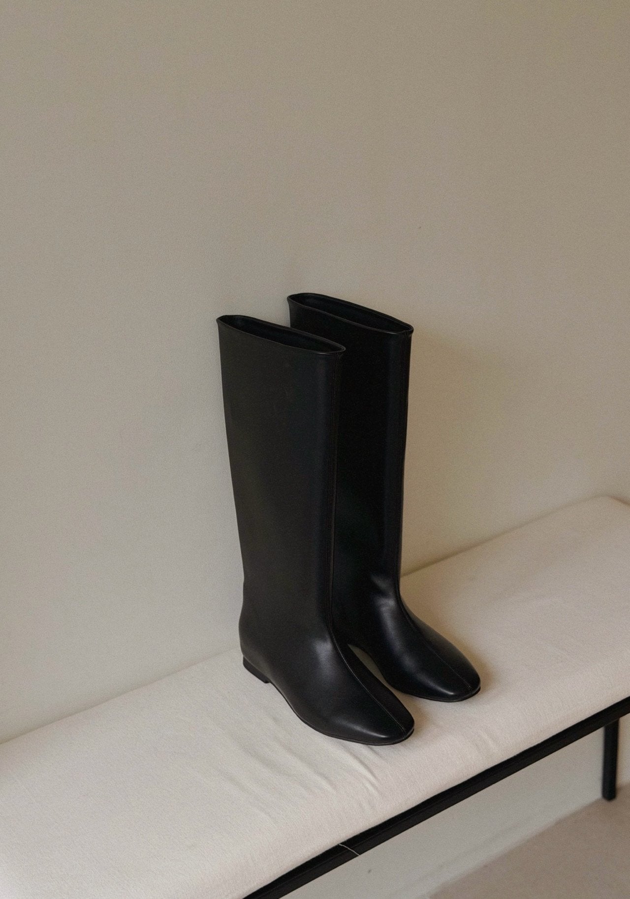 hidden wedge boots.