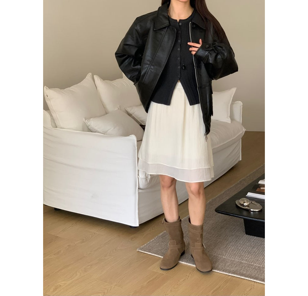 Yuzu skirt-2col