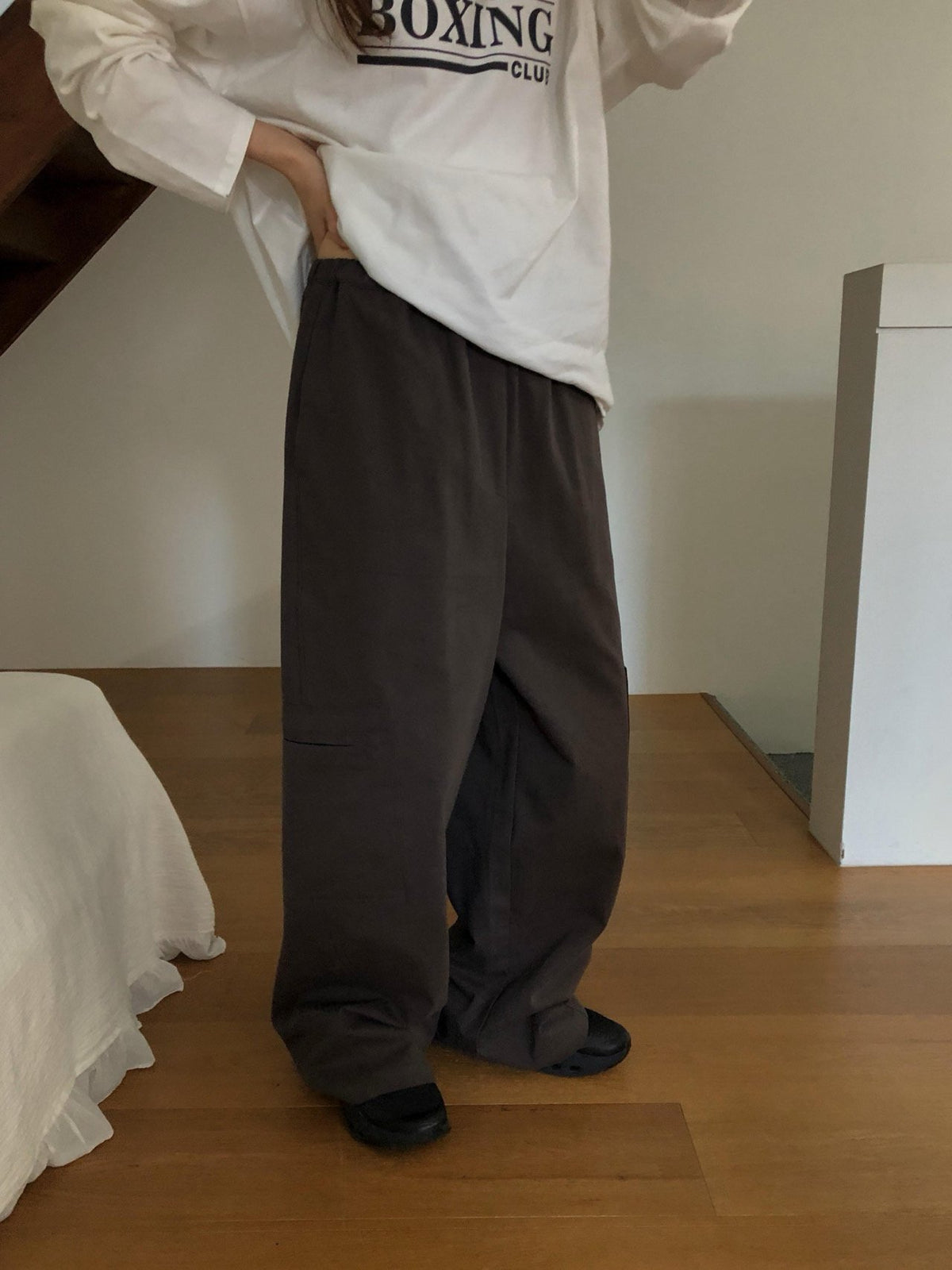 cotton note pants-2col