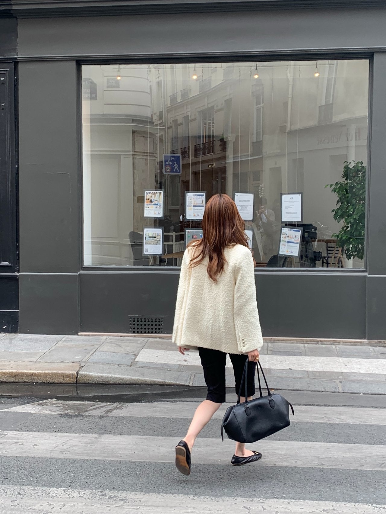 Ellie half tweed jacket-2col