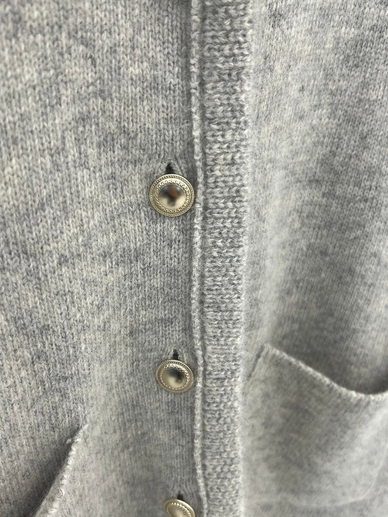 coco raccoon knit jacket-2col