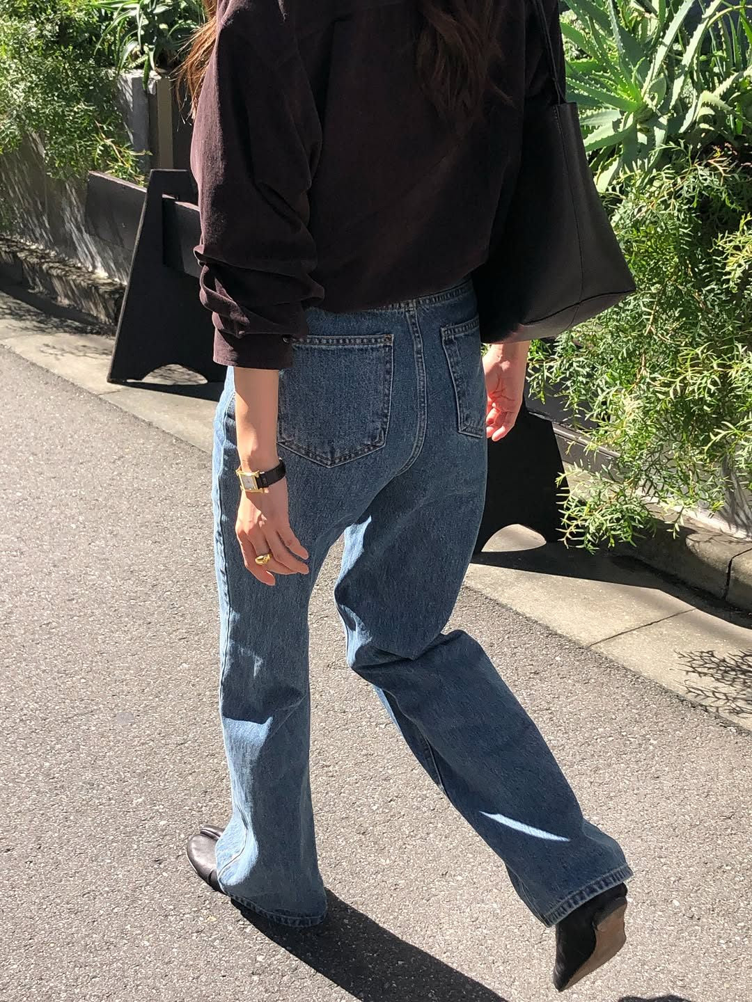 lien straight-fit denim