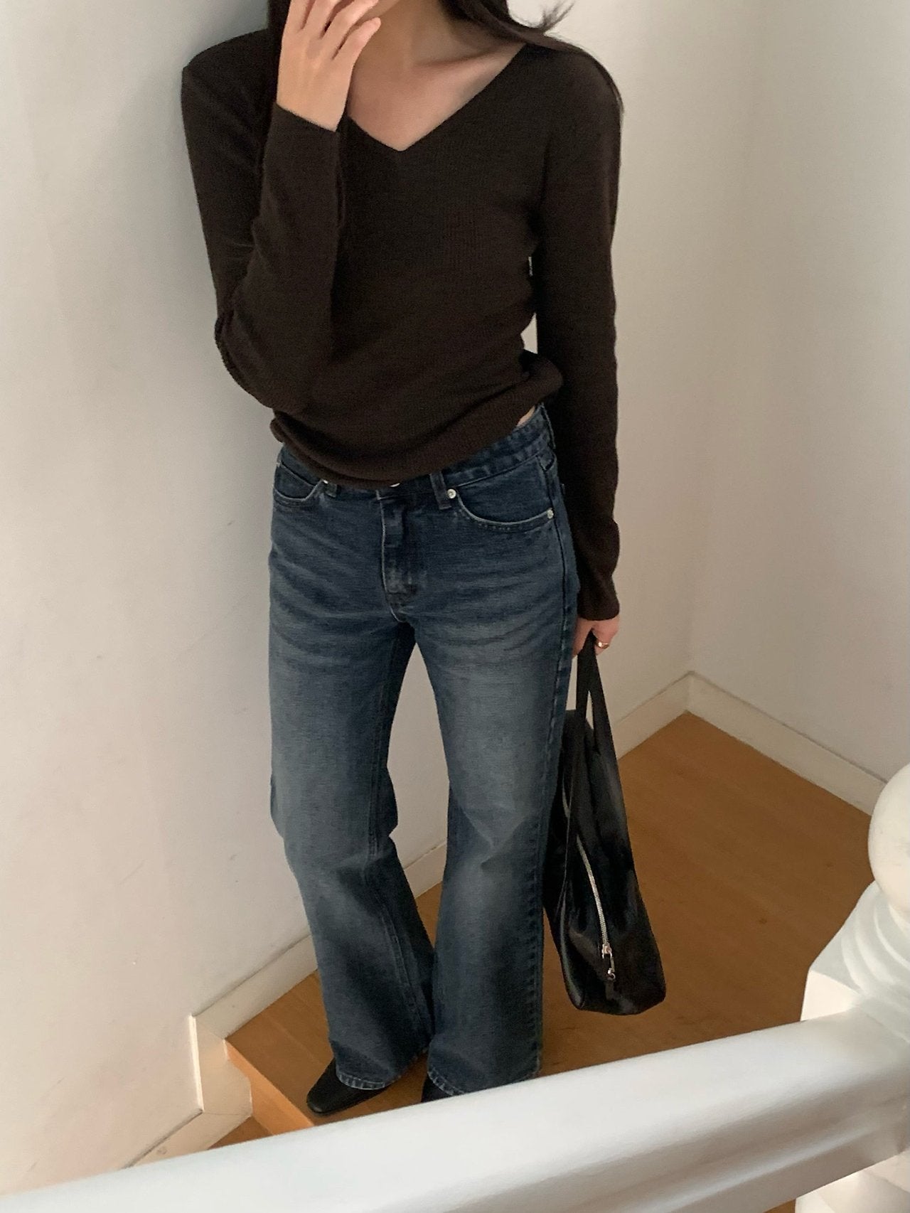 Ibon V-Neck knit-4col