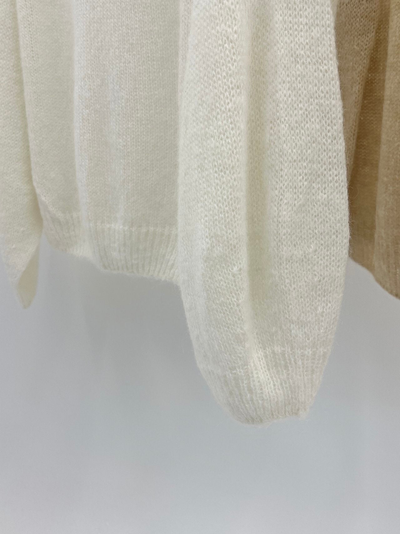 Row mohair balloon knit-2col