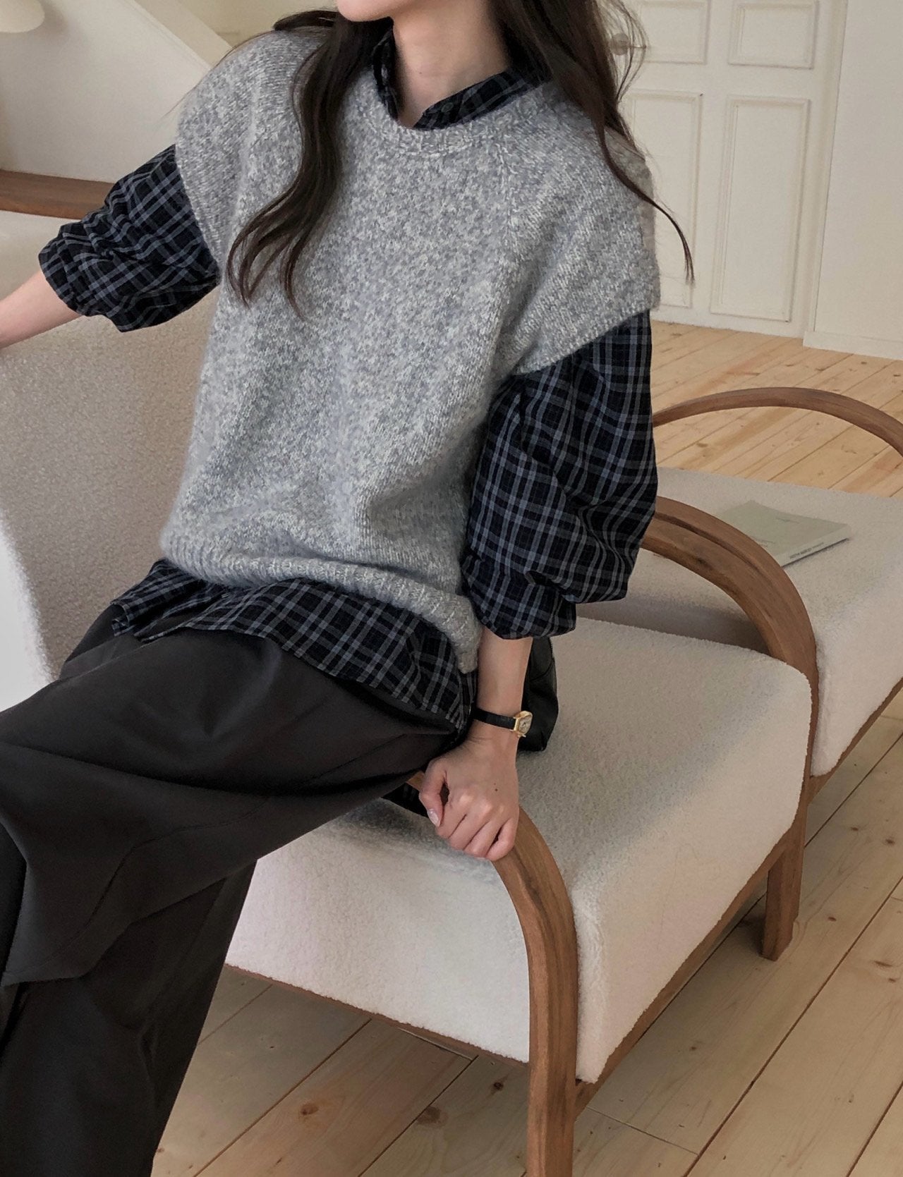 time check shirt-2col