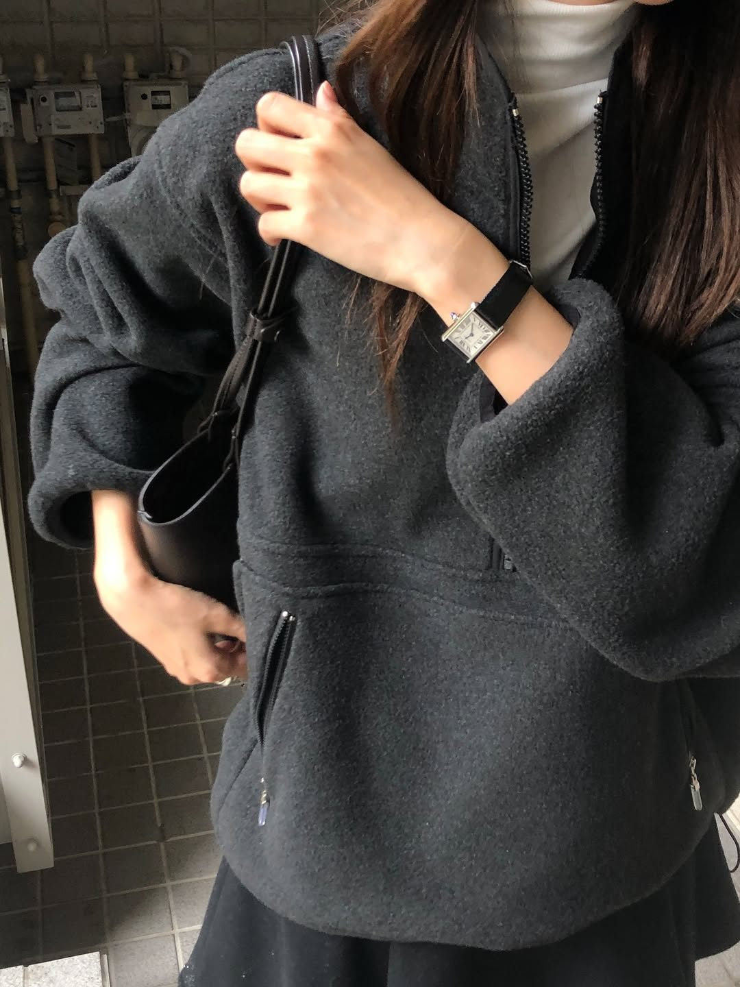 romy half-zip fleece jacket-3col
