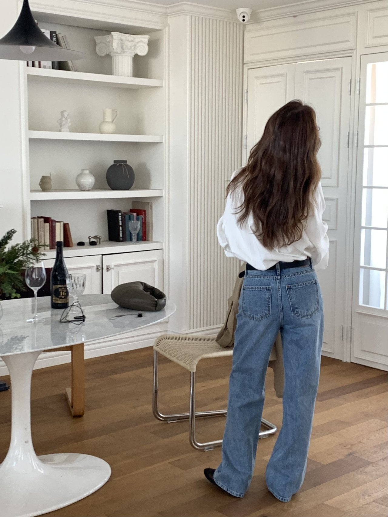 Laura straight fit denim pants