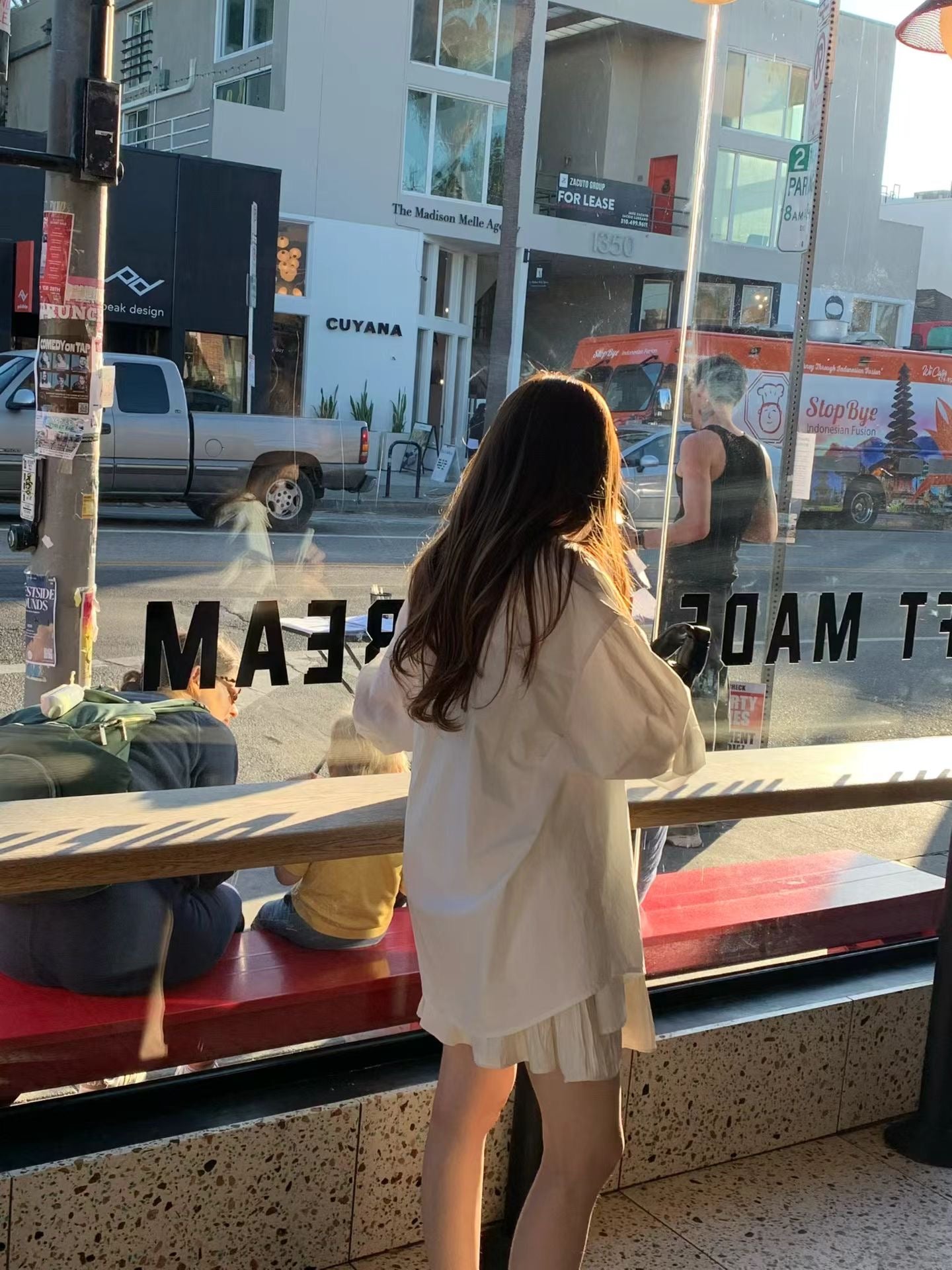 Ounce fond boxy shirt-col