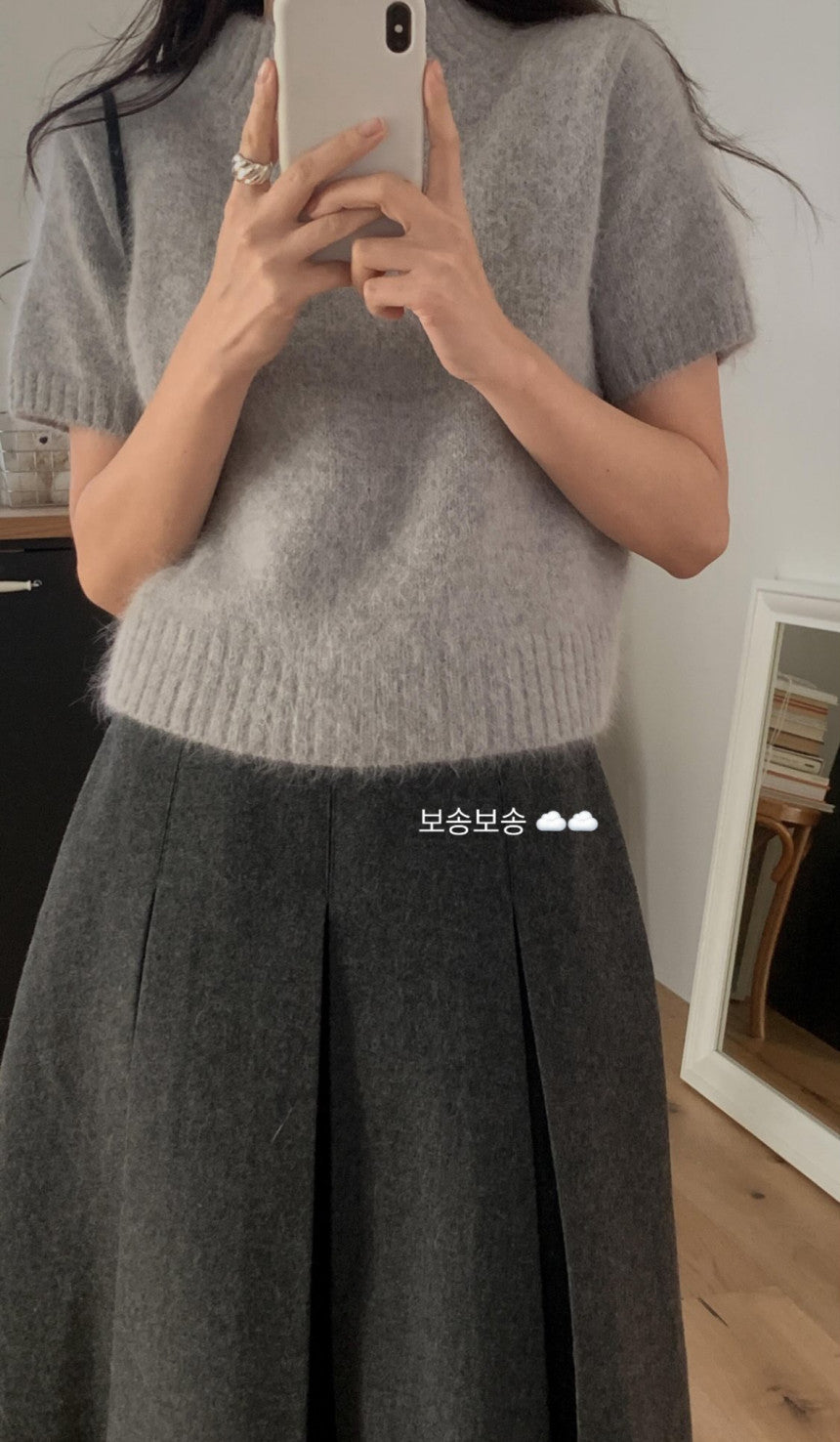 Angora half knit-4col