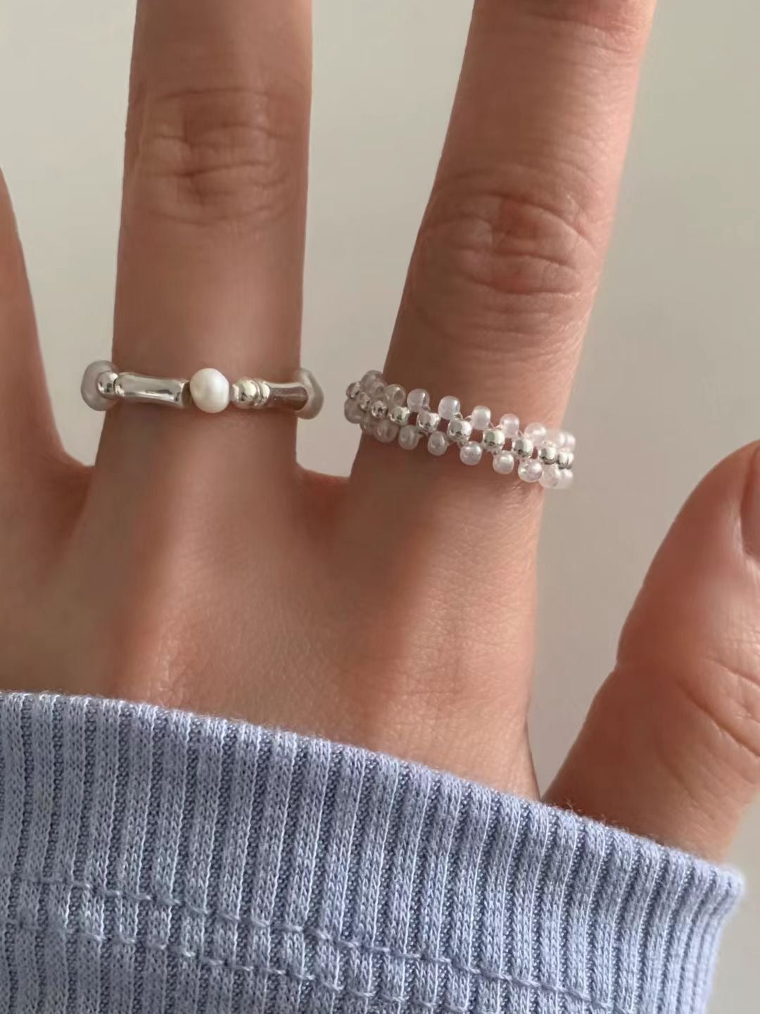 Flower Silver Ball biz Banding rong