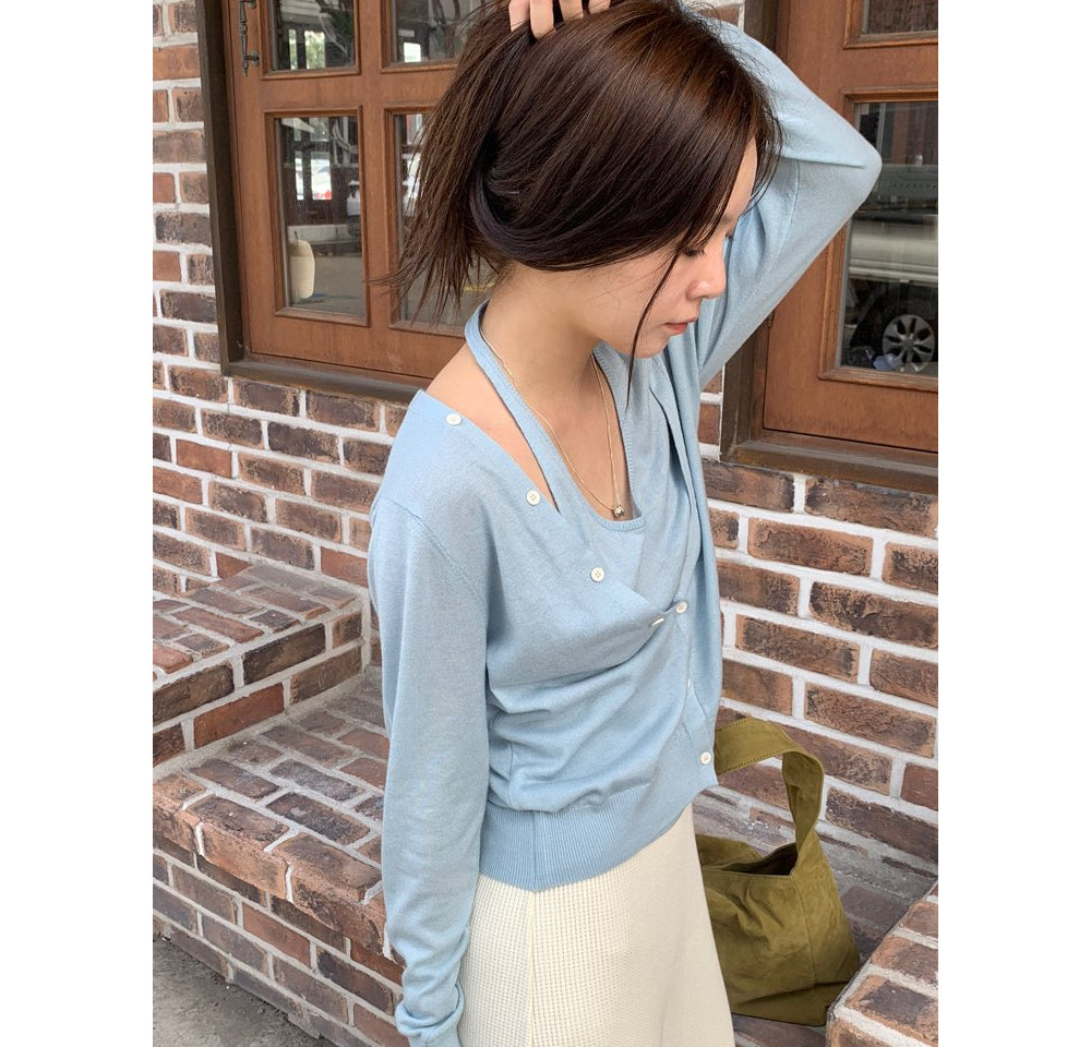 Colin Cardigan Set-4col