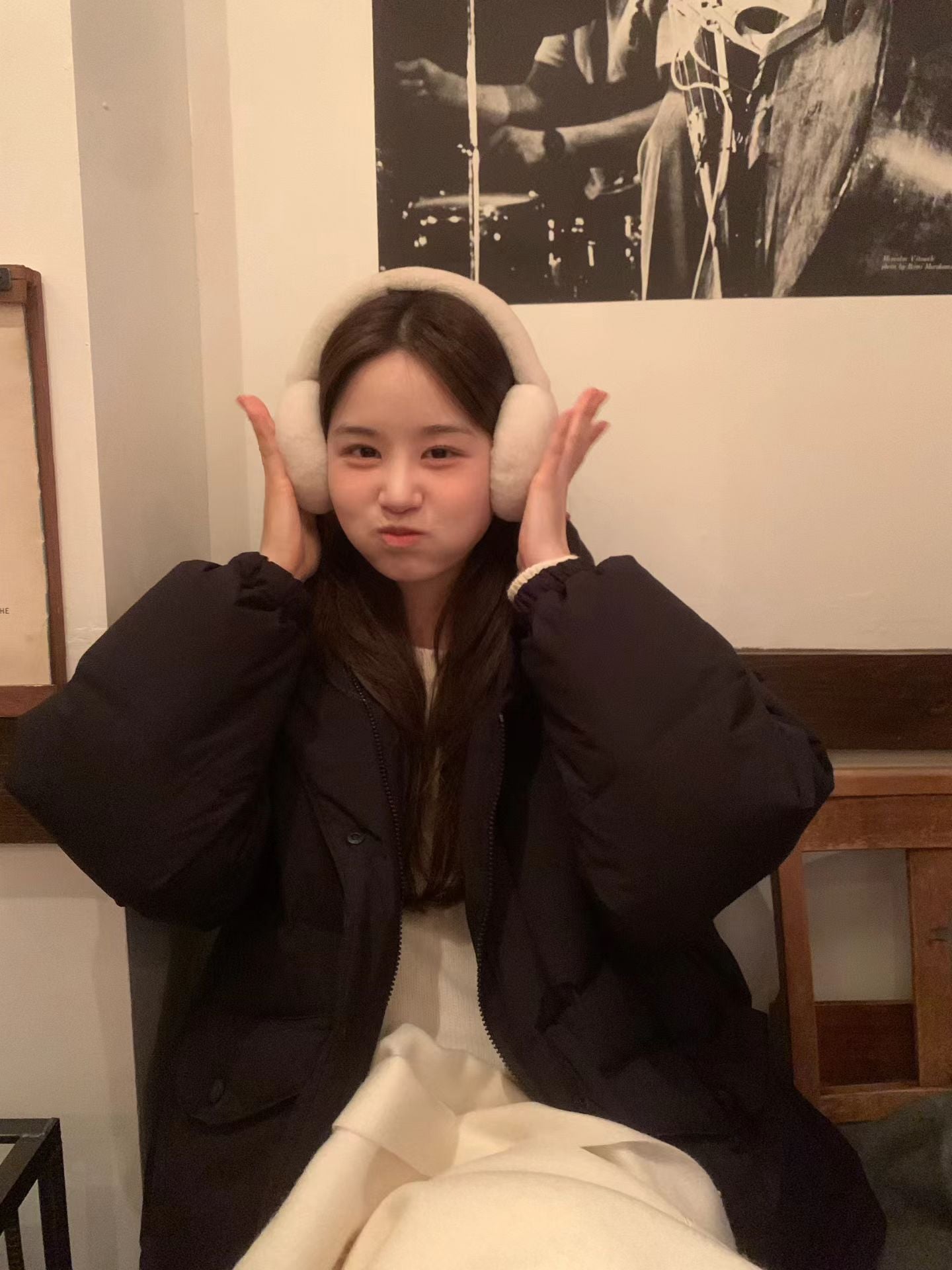 Ounce pocket hood duck down jumper-2col