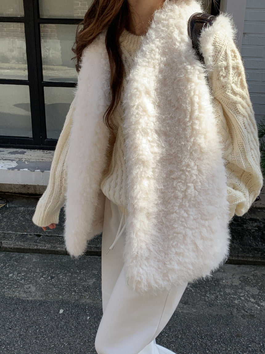 Kelly shearling vest
