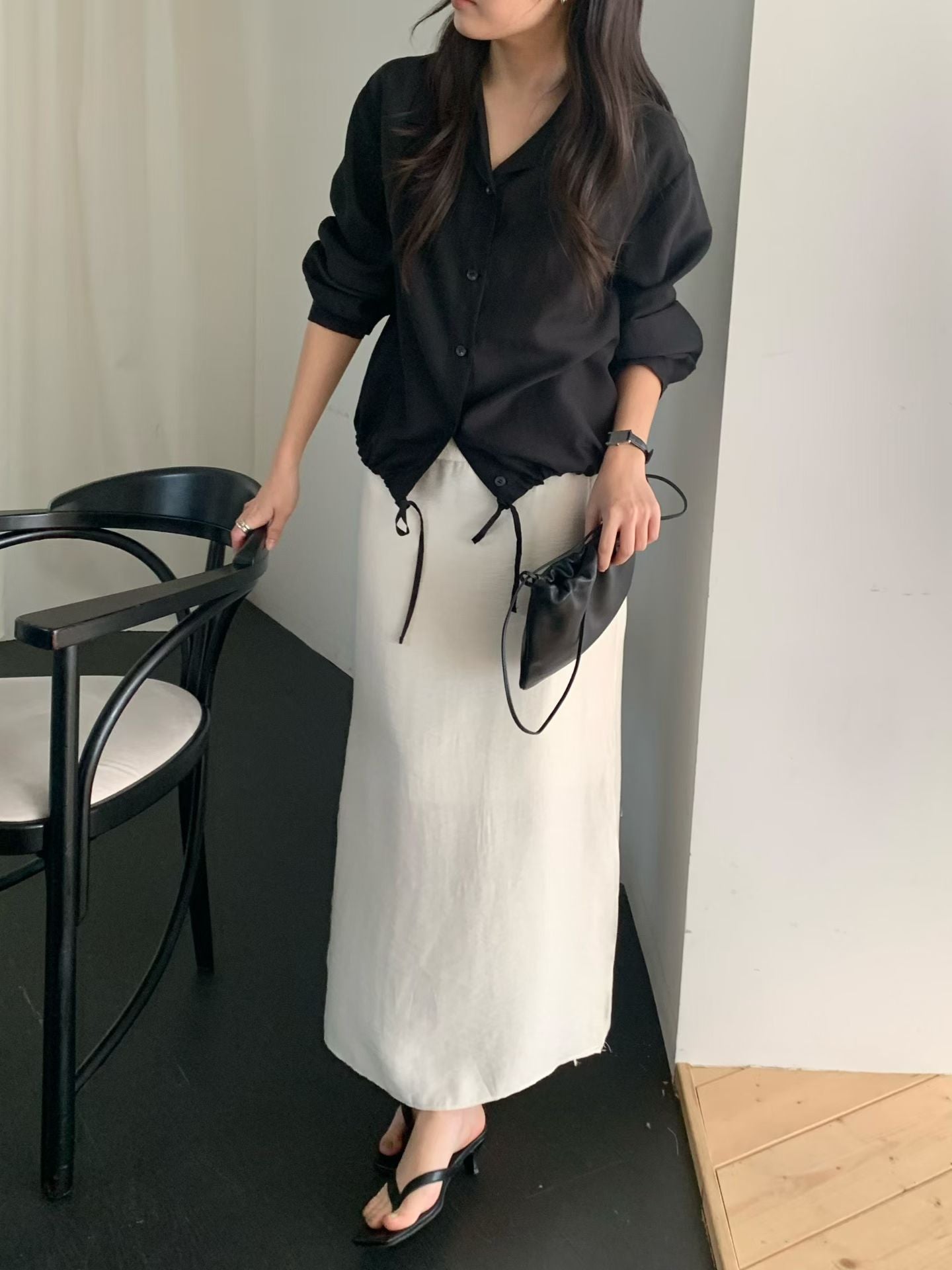 wind string blouse-3col