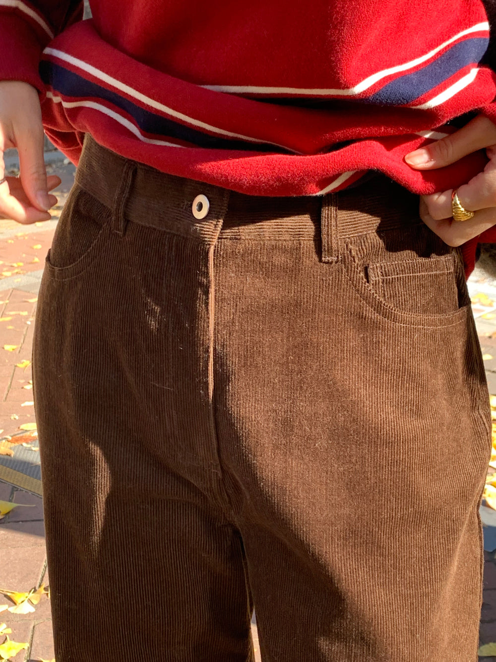 bit corduroy pants-3col