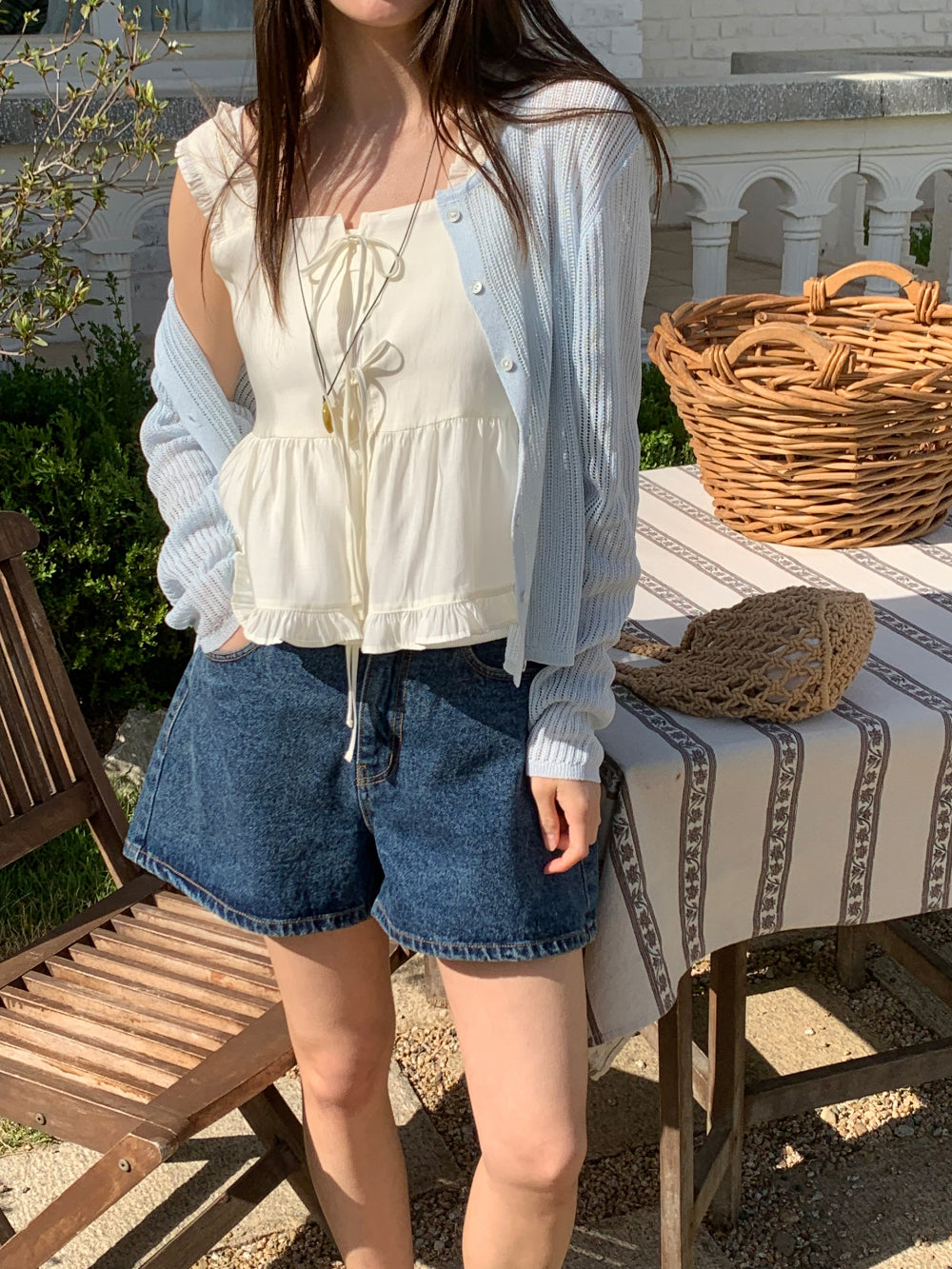 winner denim shorts-2col