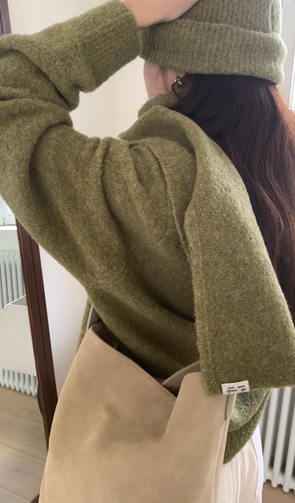 deondo newbe wool boucle round knit-4col