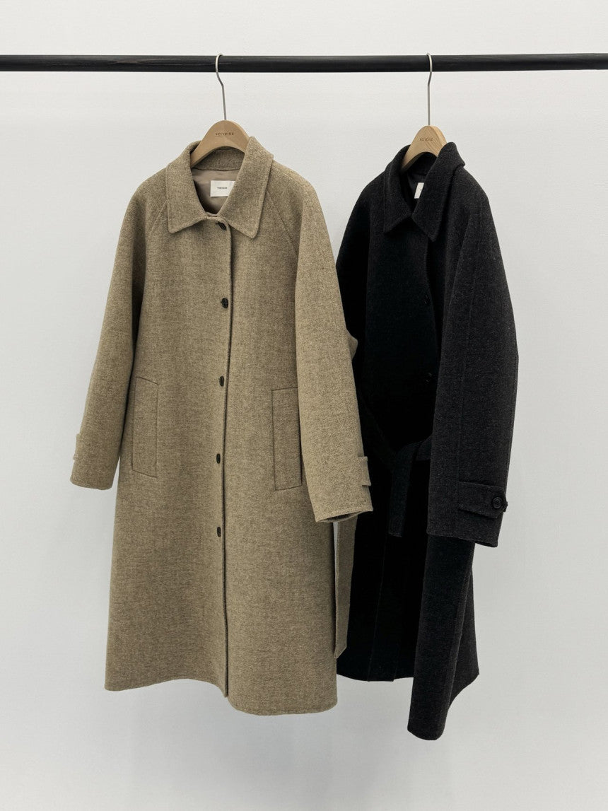 Serin shetland hadmade coat-2col