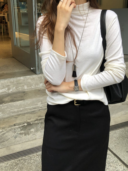 Ria soft turtleneck T-4col