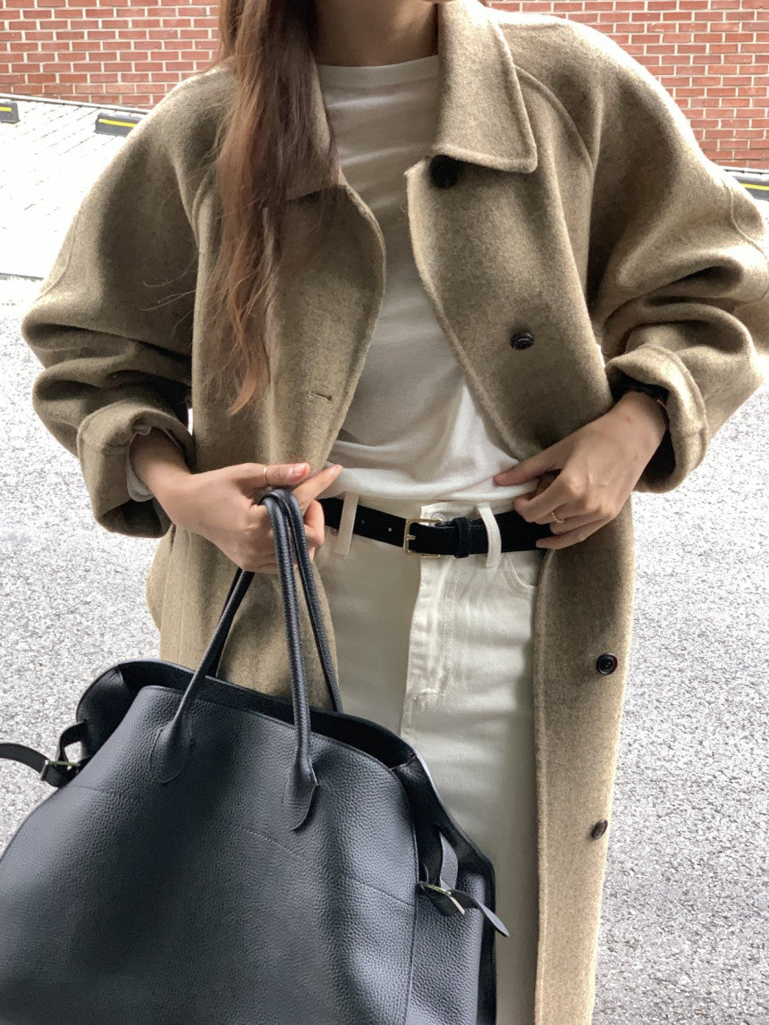 Serin shetland hadmade coat-2col