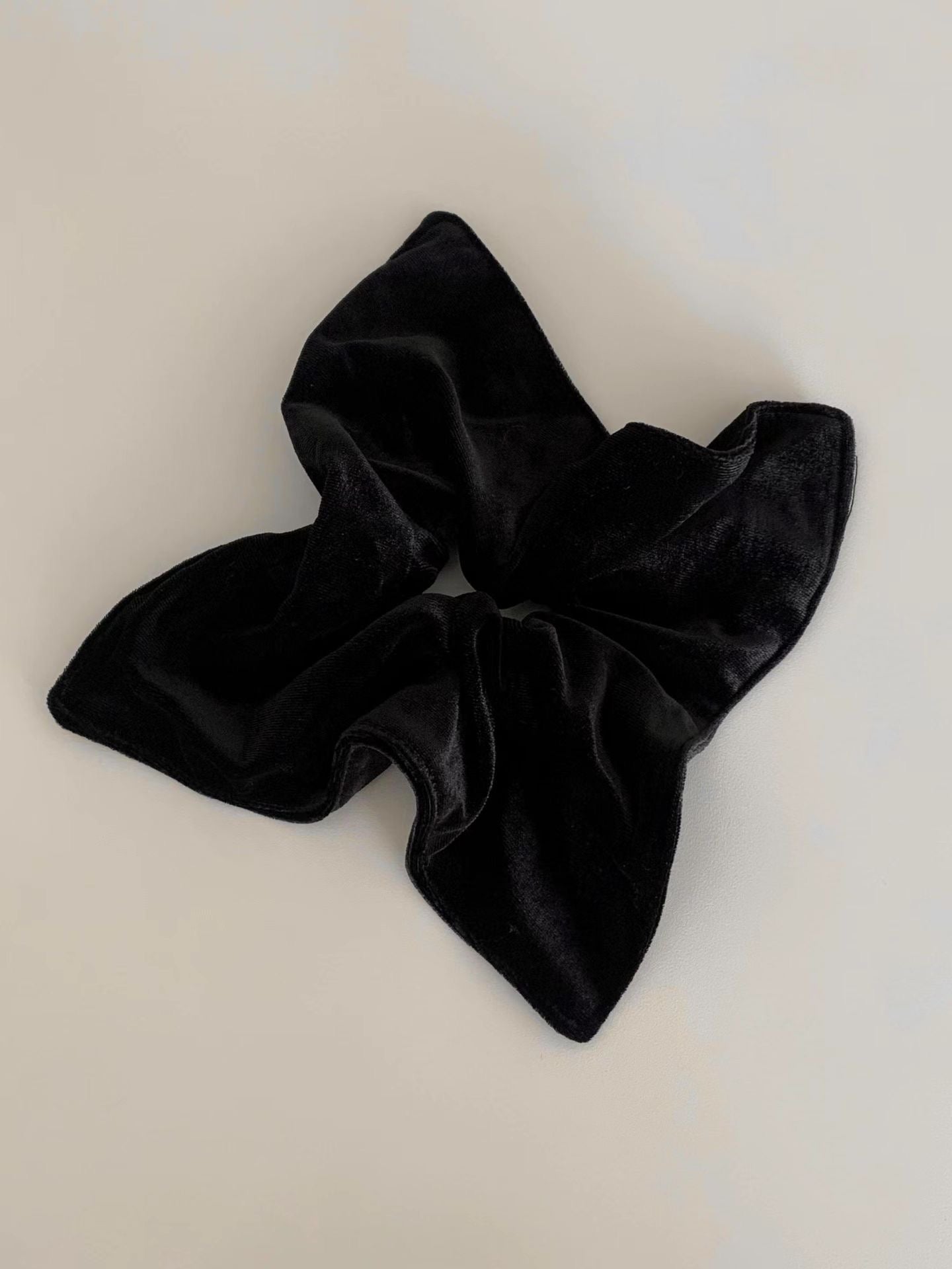 Square velvet scrunchies