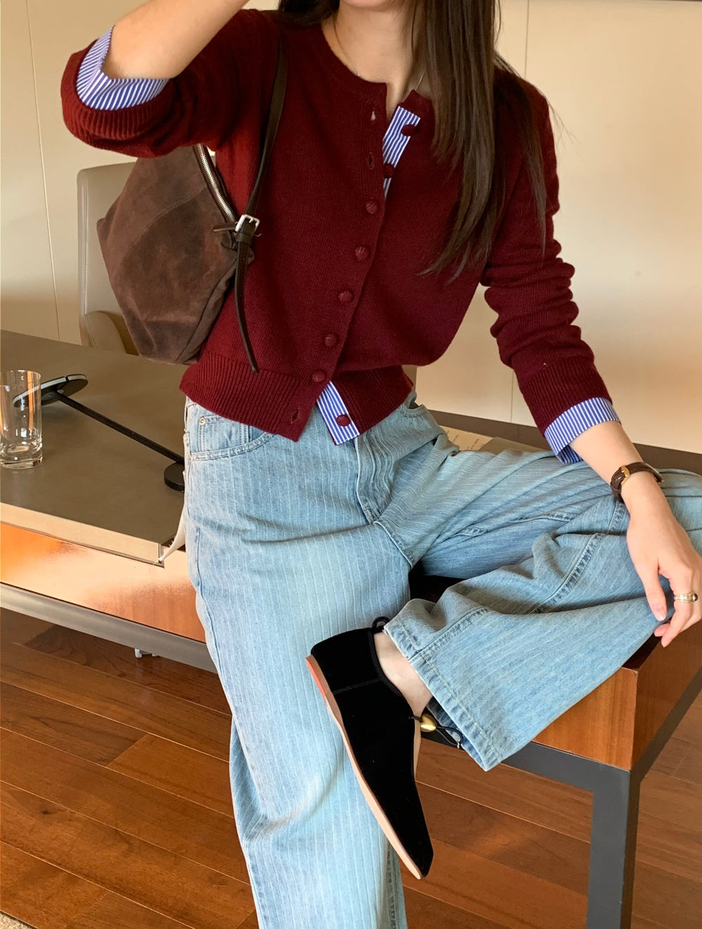 ami s.t cardigan-3col