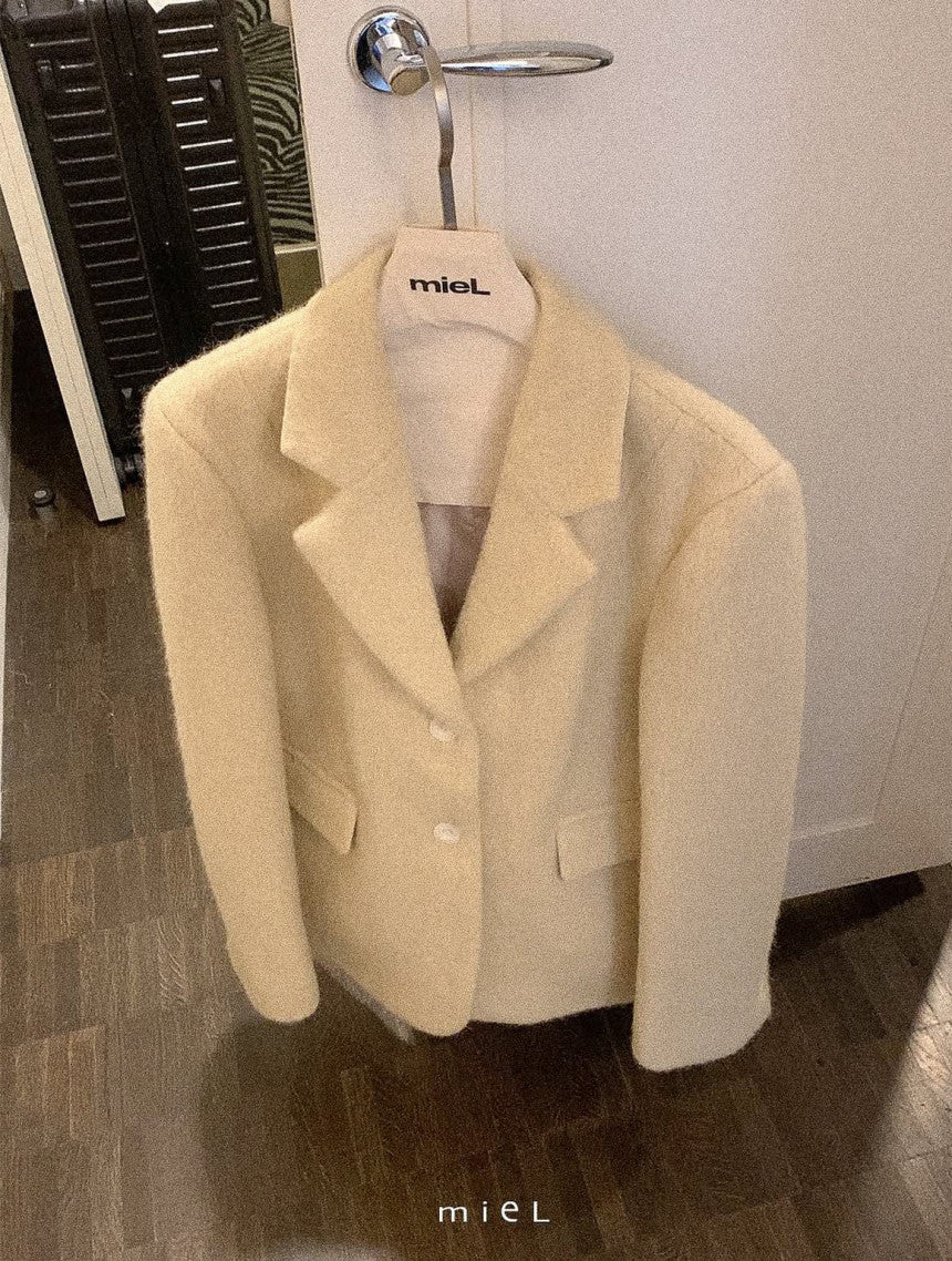 Justin wool jacket-2col