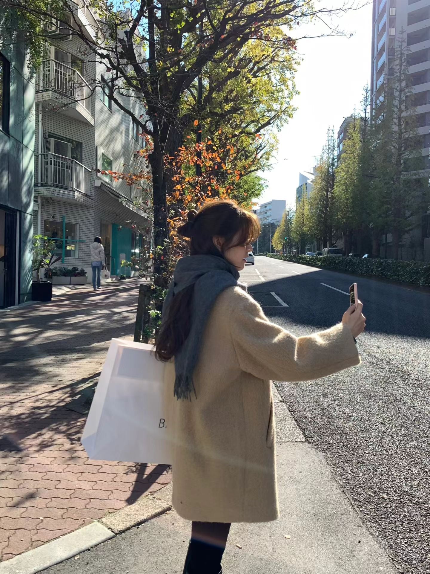 Ounce sander alpaca half coat-2col