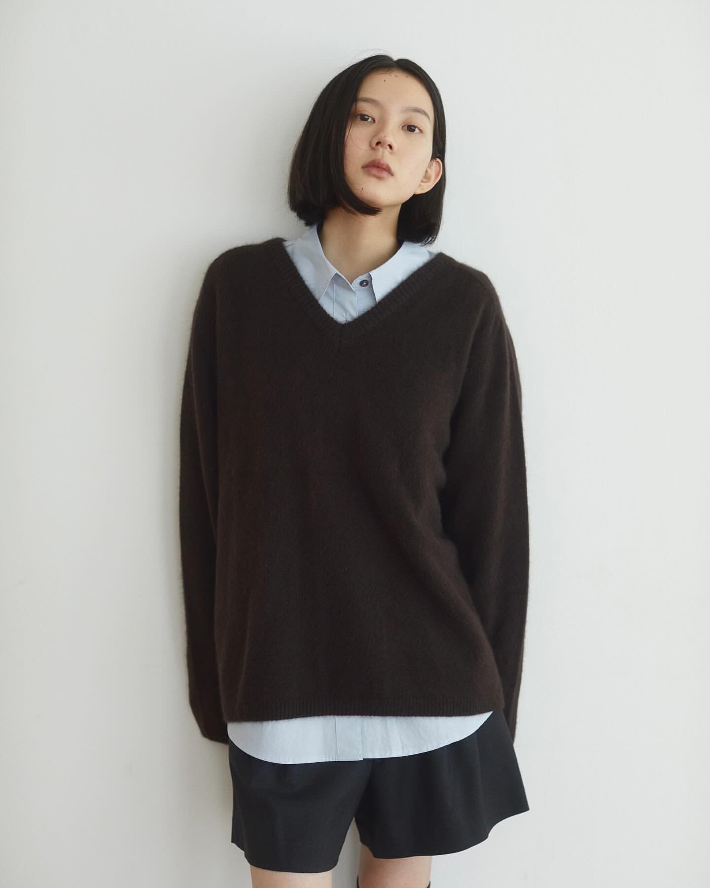 Cashmere airy knit-5col