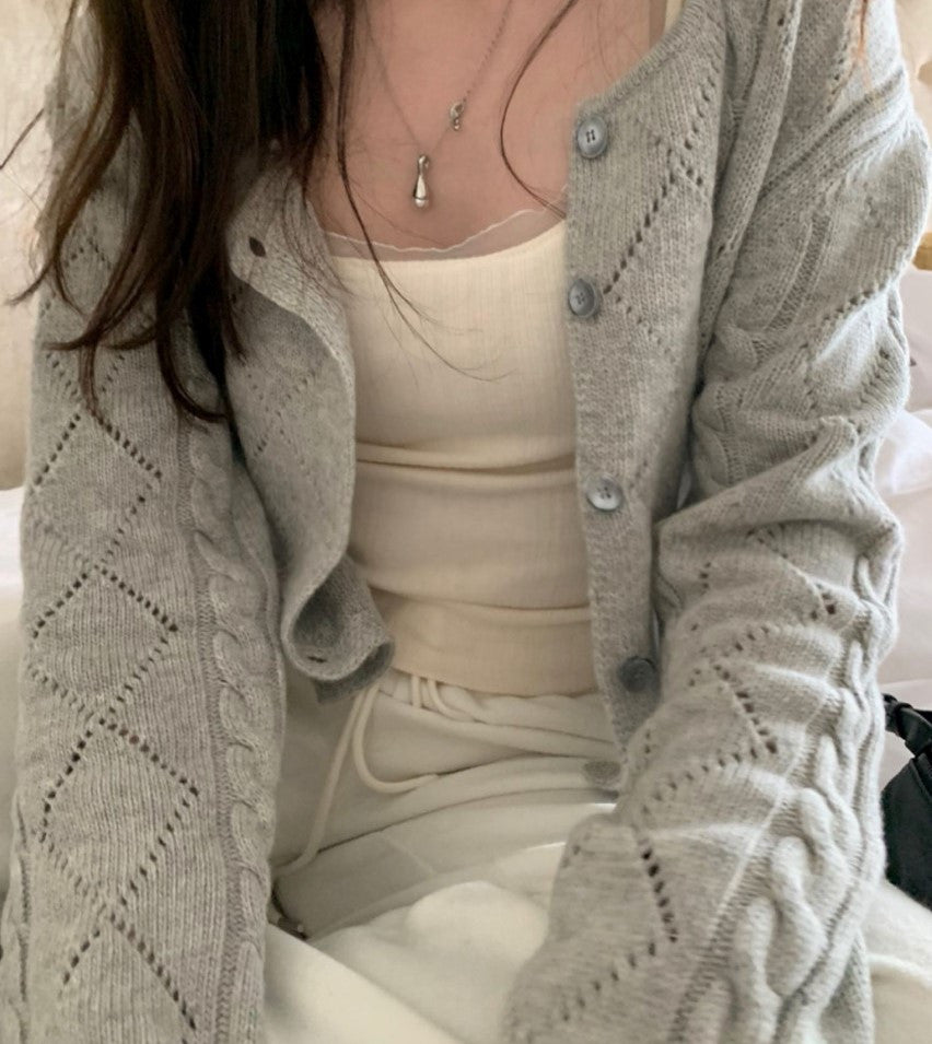 Roots lace sleeveless-4col