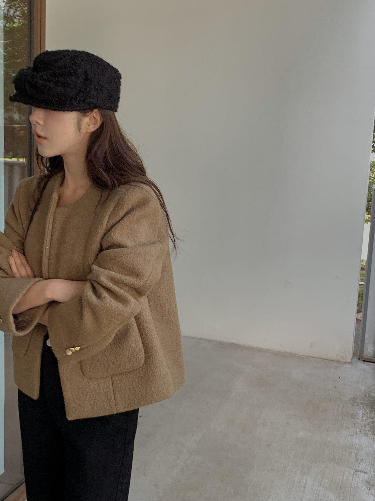 racket wool jacket-3col