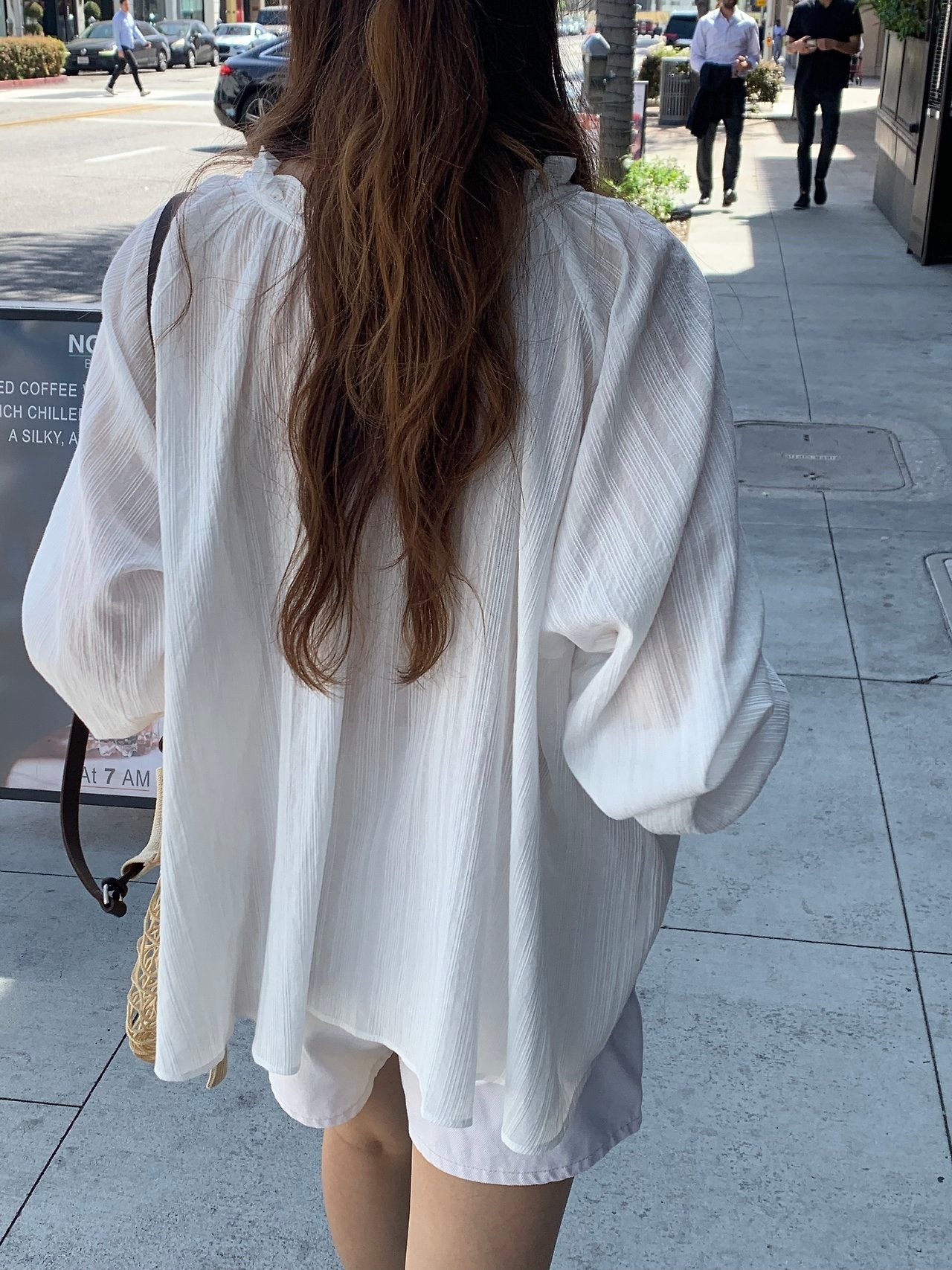 Lea tassel frill blouse