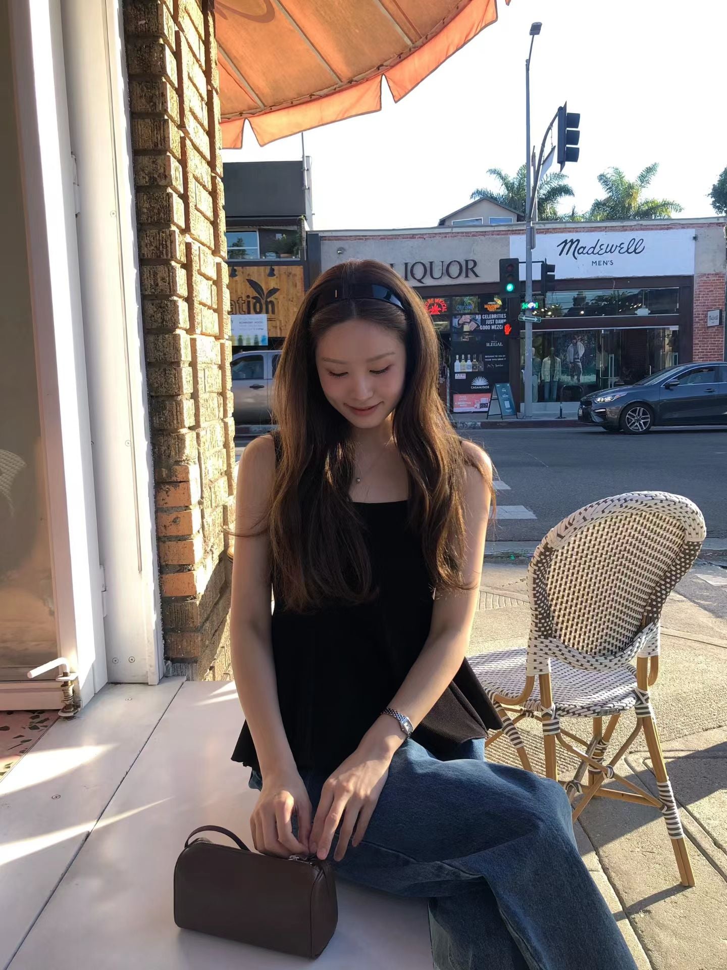 Ounce nas flare blouse-2col