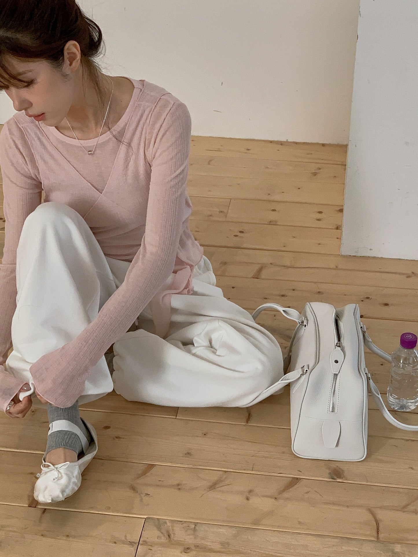 Sophie wrap vest&T set-3col