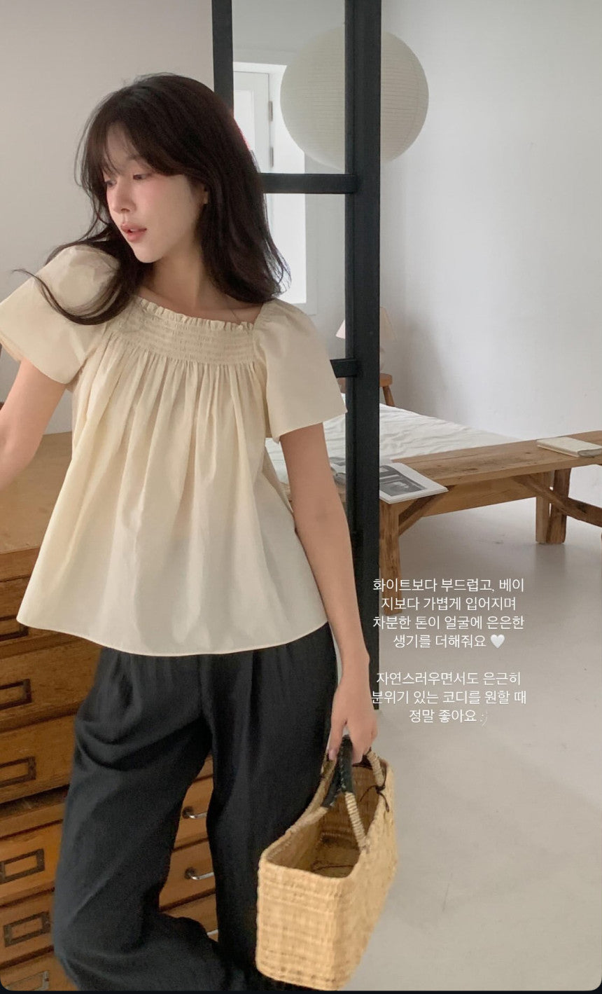 Yuko blouse-4col