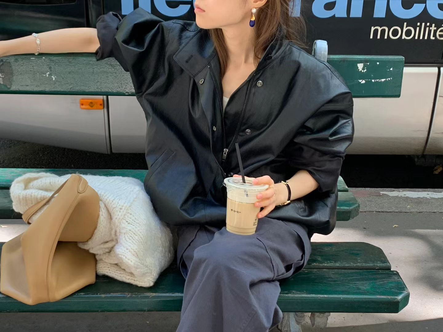 Ounce washing pocket cargo pants-2col