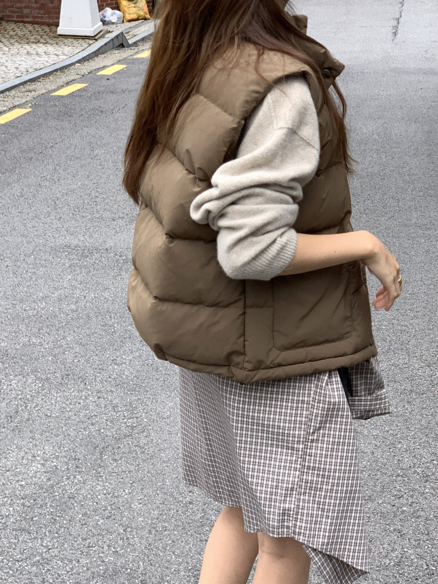 Bloom duckdown vest-3col