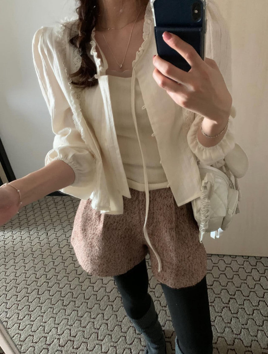 Darling frill gimo blouse