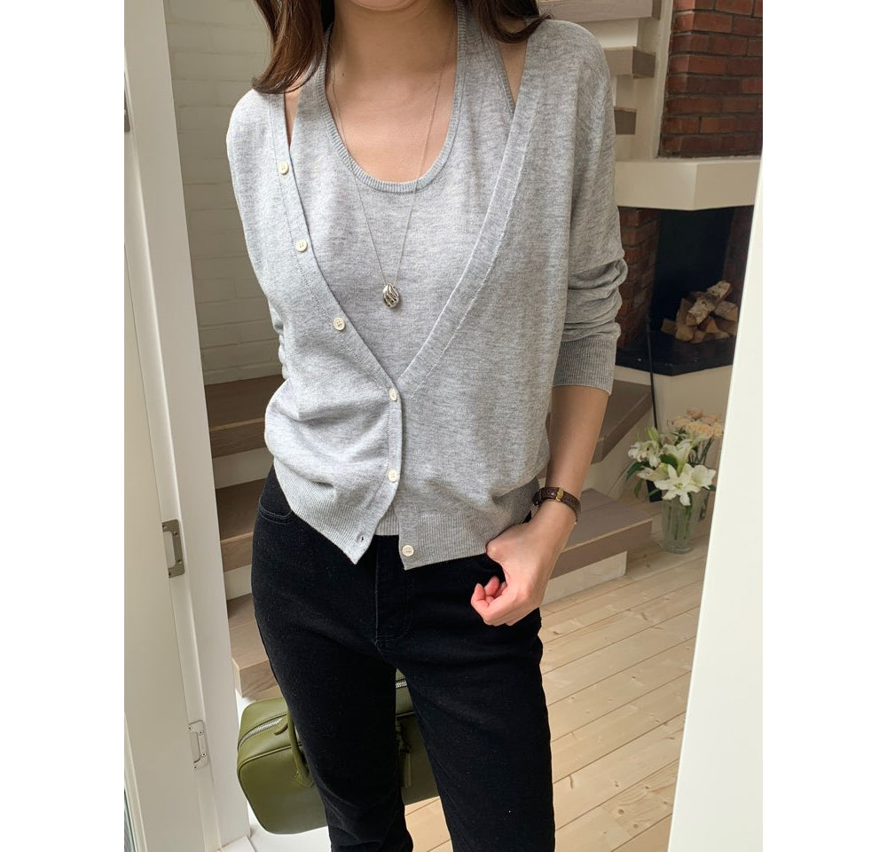 Colin Cardigan Set-4col