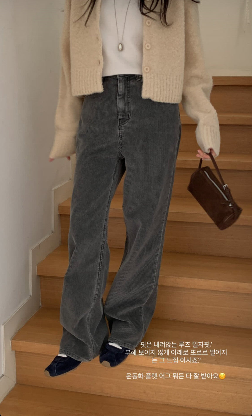 gimo corduroy pants-3col