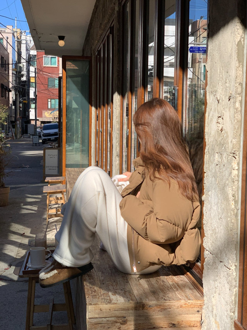 Basel duckdown short padding-3col