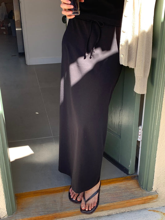Rive jersey long skirt-4col