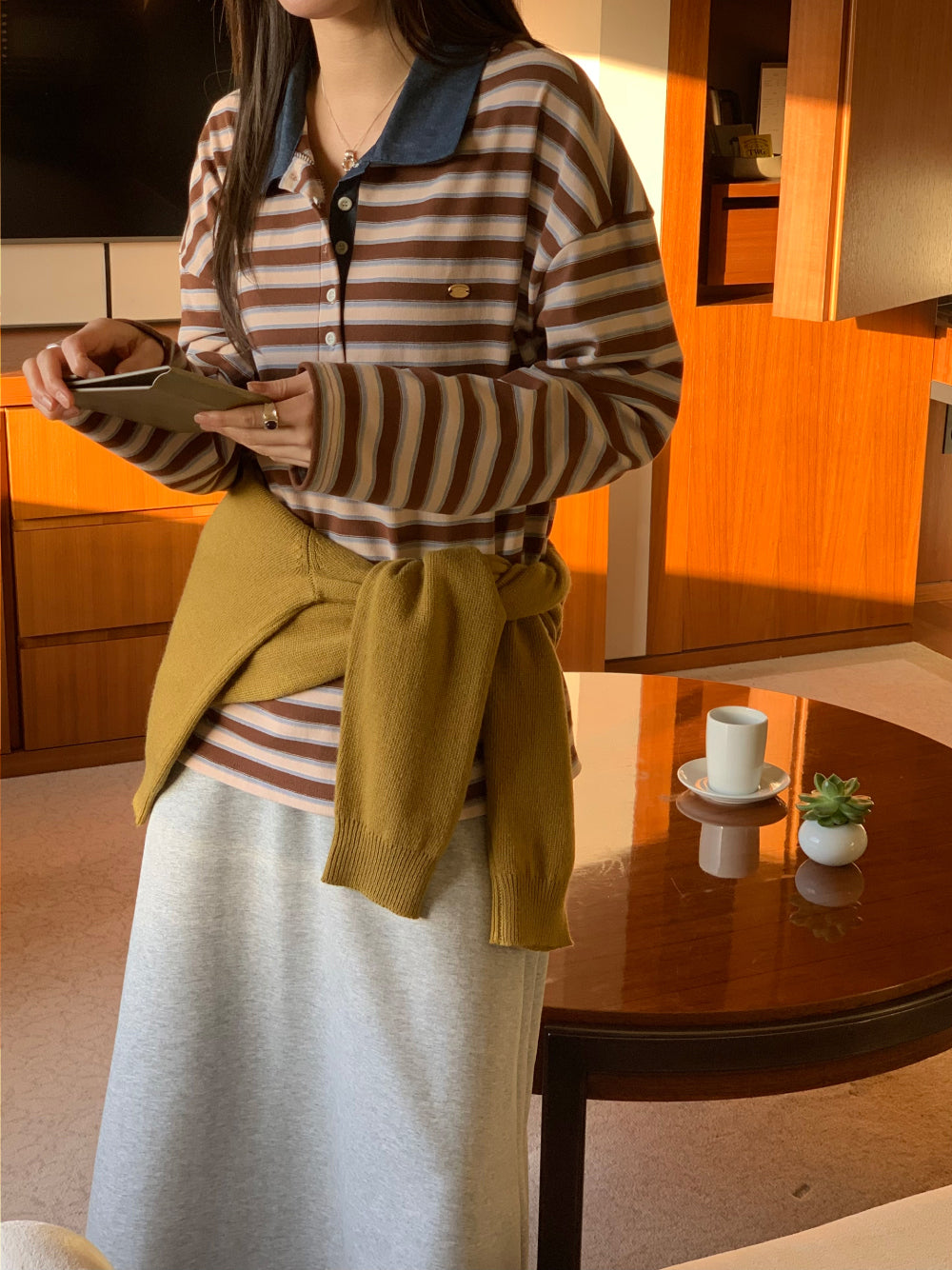 peace s.t collar T-3col