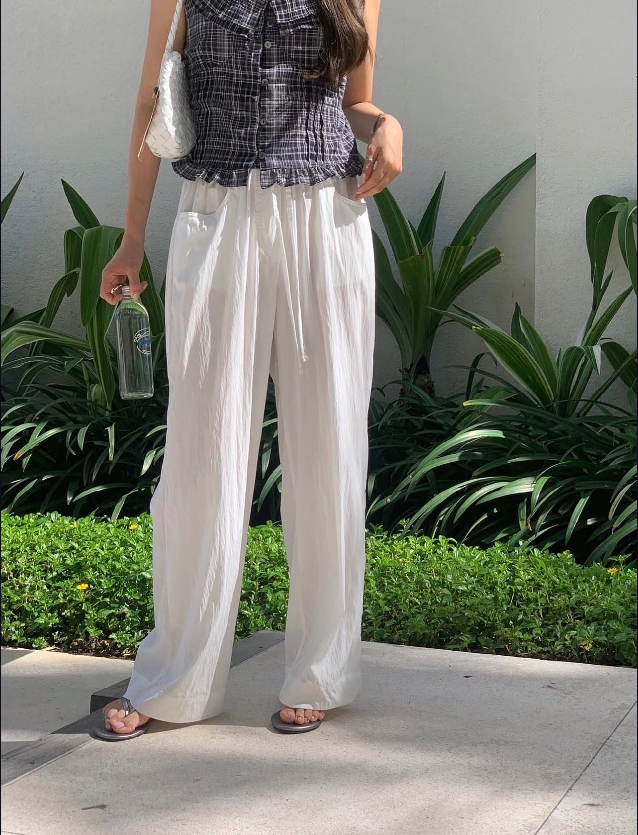 liter blusher nylon pants-3col