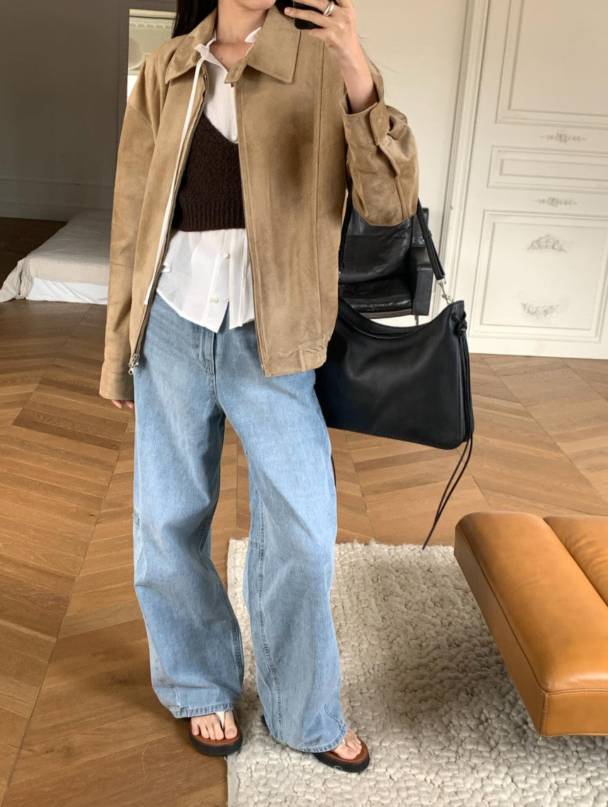 Bern suede blouson