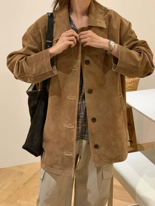 Bern suede jacket-2col