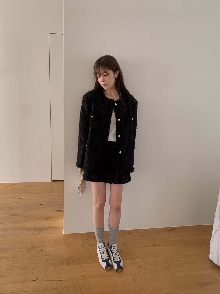 Edga tweed jacket-3col