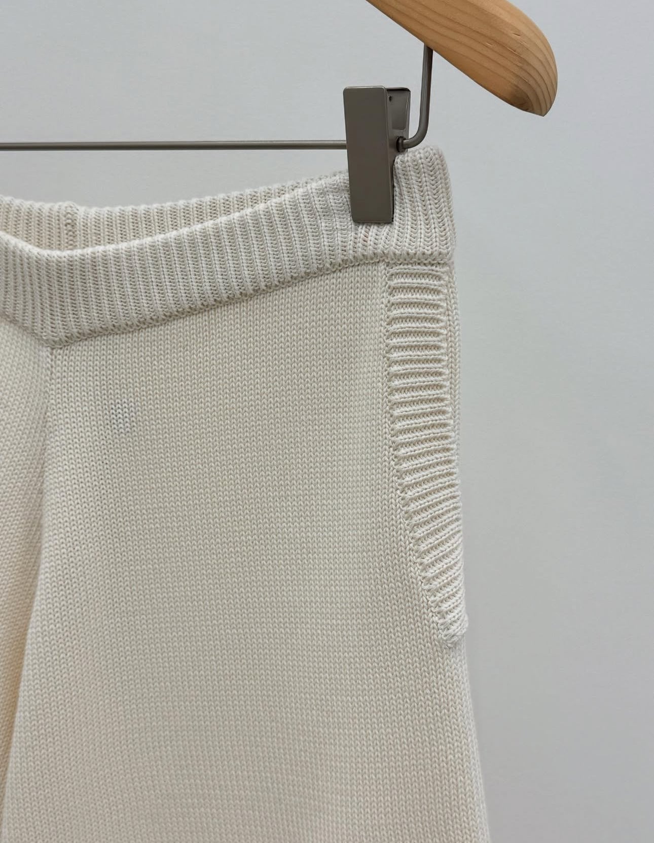 Want bamboo knit half pants-2col